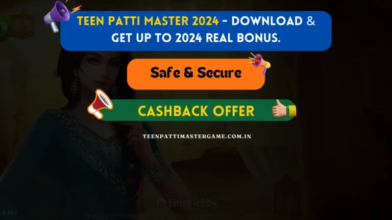 Teen Patti Master 2024 - Download & Get Up to 2024 Real Bonus.